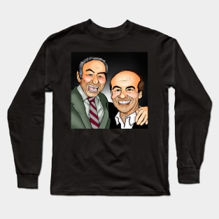 Tim Conway and Harvey Korman Caricature Long Sleeve T-Shirt